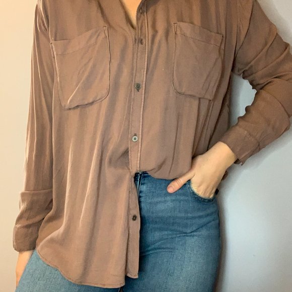 Mudd Button Up Blouse - Picture 3 of 4